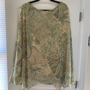 Green skirt